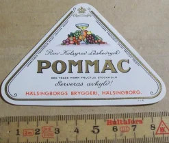 Tradera HÄLSINGBORGS BRYGGERI, HÄLSINGBORG. POMMAC^ Breweriana