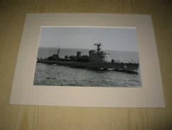 Tradera HMS Stockholm fotografi med passepartout^ Båt- & Fartygsmemorabilia