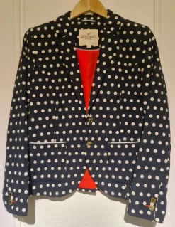 Tradera Holly & Whyte by Lindex mörkblå kavaj med vita prickar, storlek 40^ Damkläder