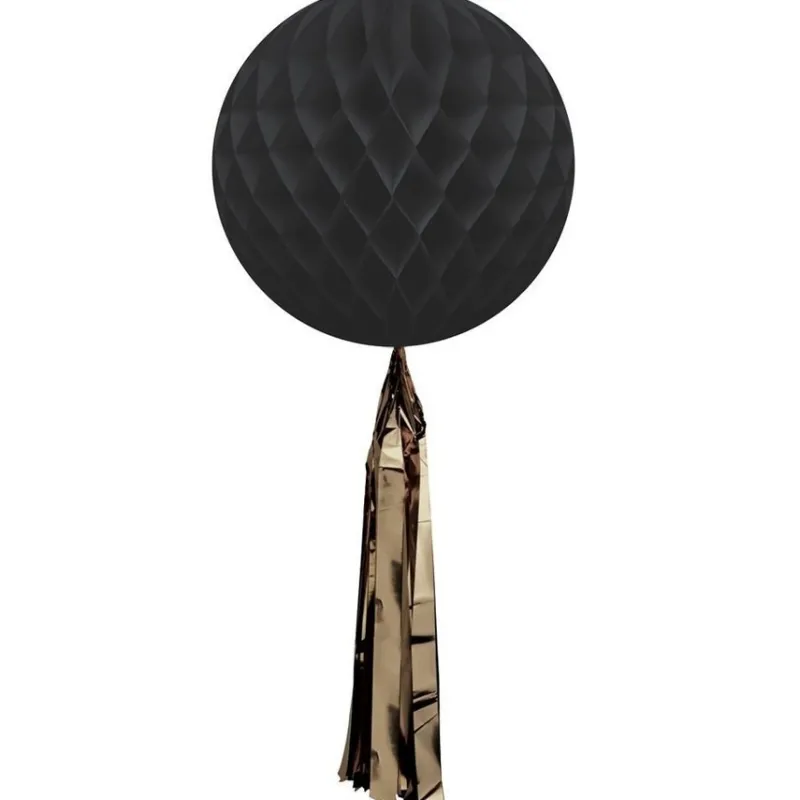 Tradera Honeycomb med tassel - svart^ Bröllopsdukning & Dekorationer