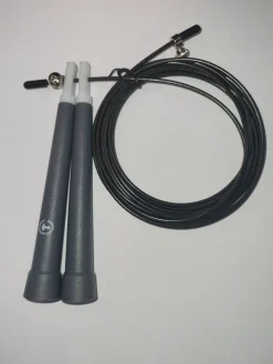 Tradera Träning<Hopprep Speedrope PRO med wire, Korta handtag (14cm), nytt, grå