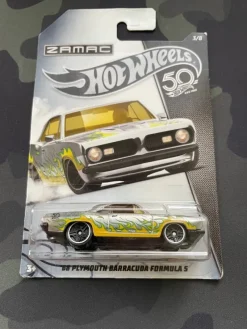 Tradera Hot Wheels - '68 Plymouth Barracuda Formula S ZAMAC 50th Anniversary^ Skalamodeller