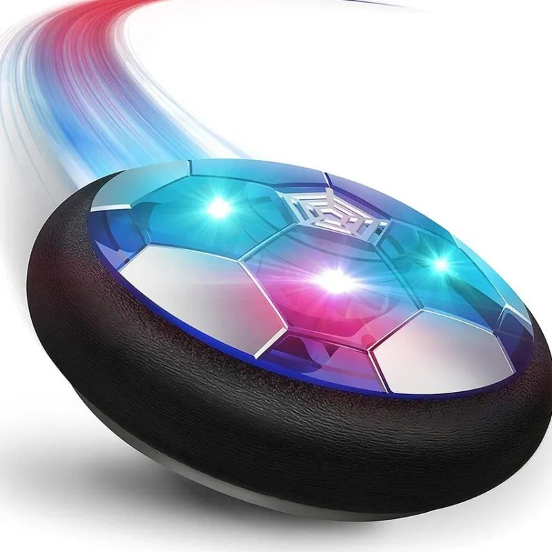 Tradera Hover fotbollsbollleksak Flytande uppladdningsbar fotboll med färgglada LED-lam> Leksaksinstrument