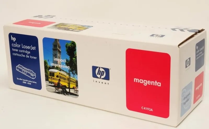 Tradera Hp Color LaserJet Toner C4193A Magenta> Övrigt Datorer & Tillbehör