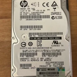 Tradera HP 300GB 10k SAS Hårddiskar (3 st)> Datorservrar & Tillbehör