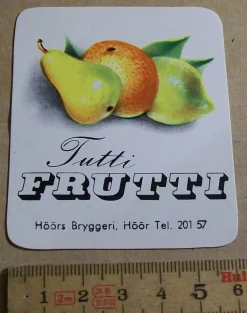 Tradera HÖÖRS BRYGGERI, HÖÖR. TUTTI FRUTTI^ Breweriana