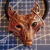 Tradera Hårsmycken & Diadem<Hårspänne varghuvud Red Wolf - Fornnordisk