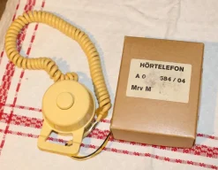 Tradera Fast Telefoni<HÖRTELEFON MED KARTON TELI MADE IN SWEDEN