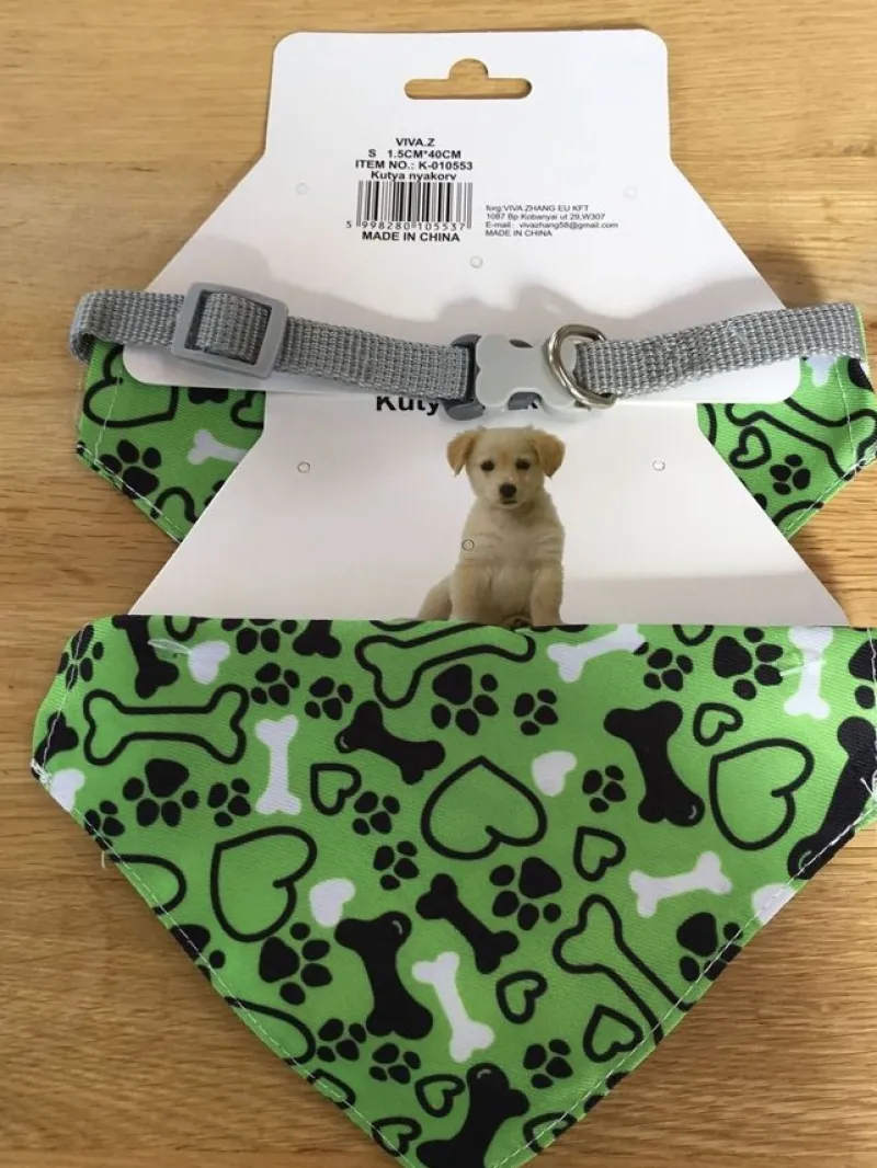 Tradera Husdjurstillbehör<Hundhalsband med Bandana