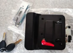 Tradera husbil entrédörrlås med låskolv, kompletta tillbehör, hög säkerhet, 99% ny skick> Lås & Larm