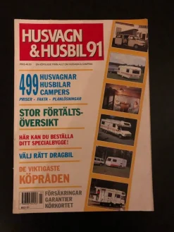 Tradera Husvagn & Husbil 91: Stor förteckning över husvagnar och husbilar^ Husbilar & Husvagnar