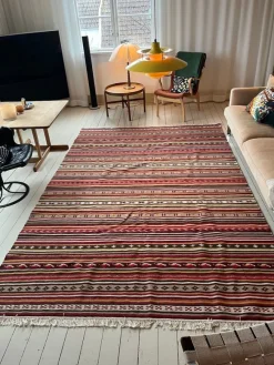 Tradera IKEA - Klassiker, Kattrup handvävd ullmatta, 2x3 m> Mattor