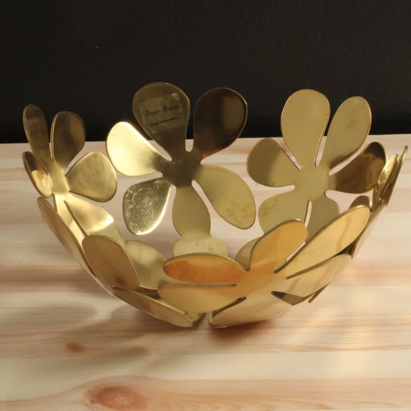 Tradera IKEA | Monika Mulder | Guldskål | Blomskål^ Inredning & Hushåll