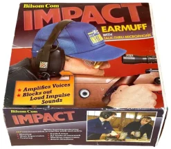 Tradera Skytte<impact earmuff Slag Hörselkåpa med talk through mikrofon