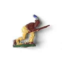 Tradera Indian i tenn Tennsoldat Leksaker Soldat Tennfigur Figur ca 3 cm^ Militära Leksaker
