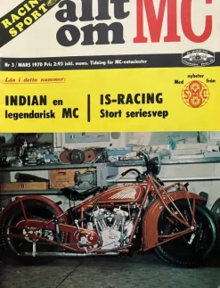 Tradera Indian MotorcyklarAllt om MC - Motorcykeltidning från Mars 1970> Tidskrifter