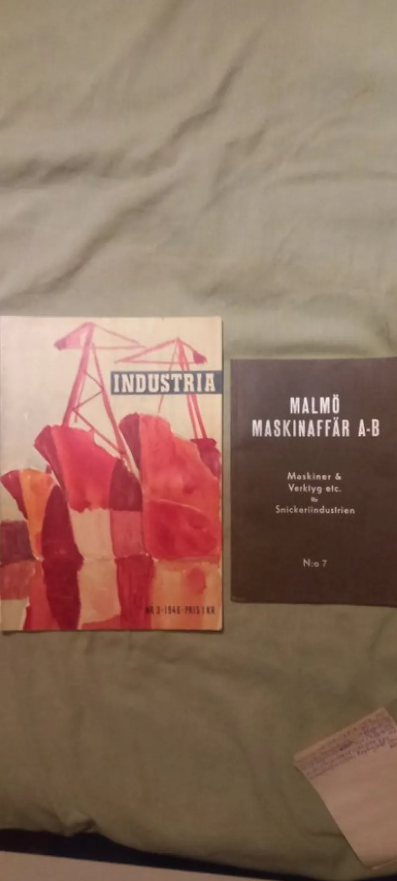 Tradera Allt På Bilden<Industri två böcker.