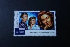 Tradera INGRID BERGMAN / GREGORY PECK, Postfriskt frimärke^ Övriga Världen