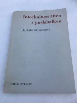 Tradera INTECKNINSRÄTTEN I JORDABALKEN av Karl Olivecrona> Juridik & Kriminologi