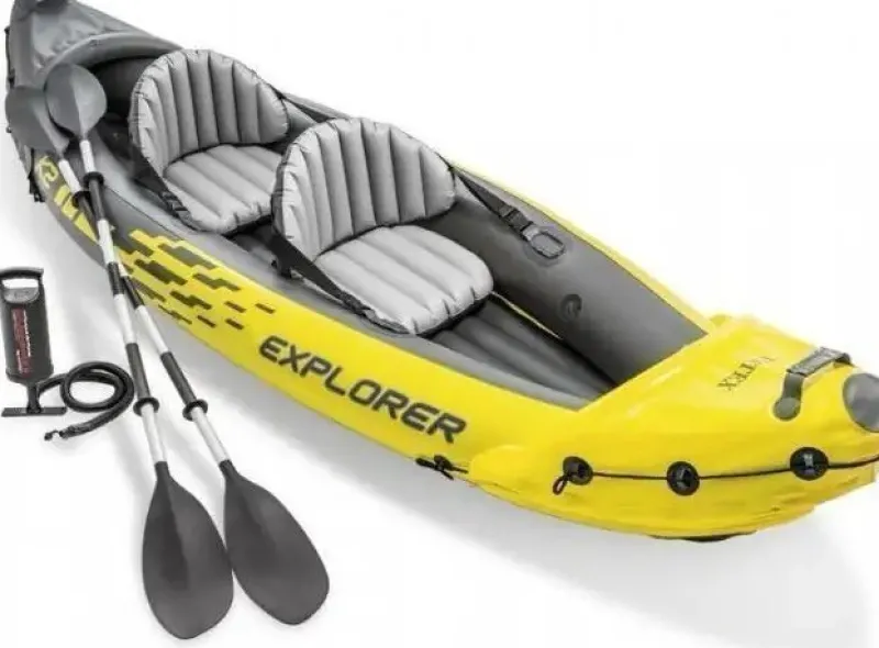 Tradera Vattensport<Intex Explorer K2 Uppblåsbar Kanot