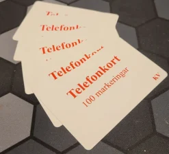 Tradera Telefonkort<Intik telefonkort 100