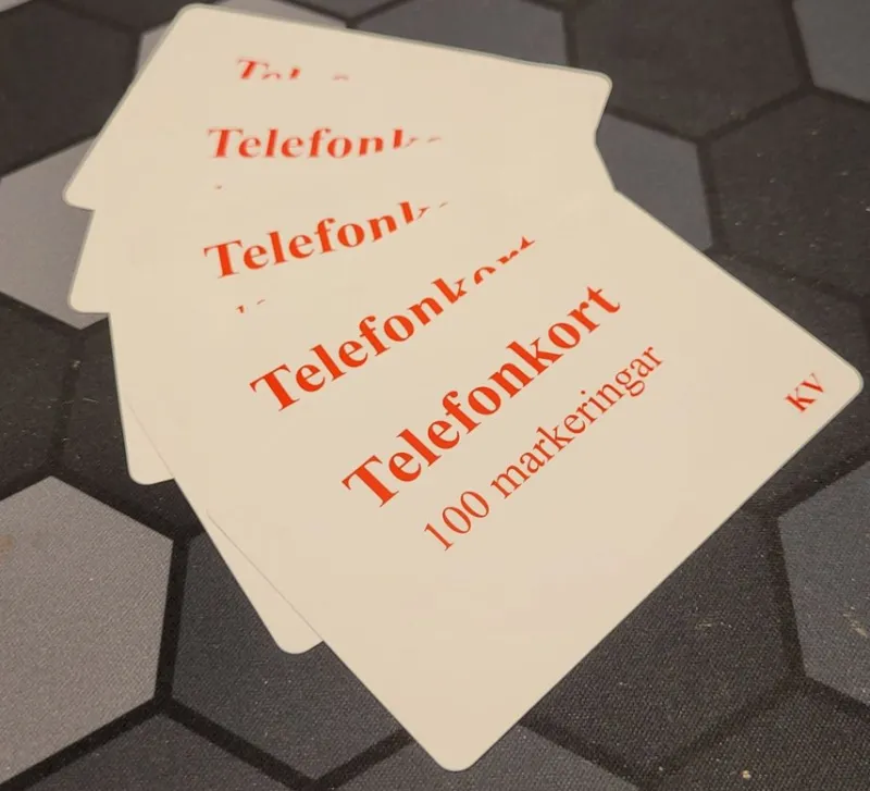 Tradera Telefonkort<Intik telefonkort 100