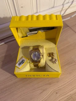 Tradera Invicta Pro Diver 43mm Automatisk klocka guld^ Armbandsur
