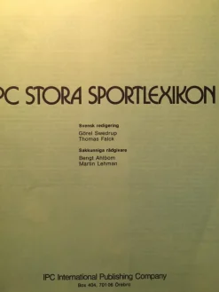 Tradera IPC Stora Sportlexikon> Sport & Fritid
