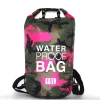 Tradera Vattensport<IPX6 water proof Backpack 15L Pink Camouflage