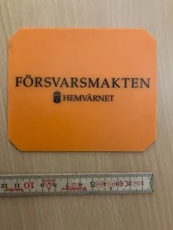 Tradera Militära Samlarsaker<Isskrapa militär hemvärnet