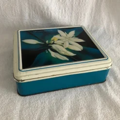 Tradera Plåtemballage<Izal Mocca plåtburk kakburk