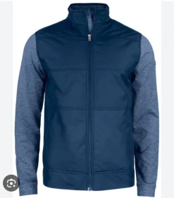 Tradera Golf<Jacka Cutter & Buck i marinblå - ny, oanvänd - stl L