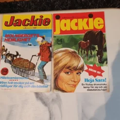 Tradera Jackie serietidningar ifrån 1972-73.> Svenska Serier