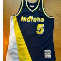Tradera Basket<Jalen Rose Indiana Pacers Hardwood Classics Swingman Jersey Storlek L