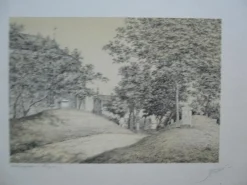 Tradera JAMES PAULI BISKOPSGRAVAR I STRÄNGNÄS i FÄRGLITOGR FRÅN 1930^ Grafik & Teckningar