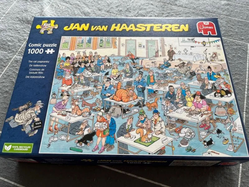 Tradera Jan van Haasteren pussel, The Cat pageantry, 1000 bitar^ Pussel