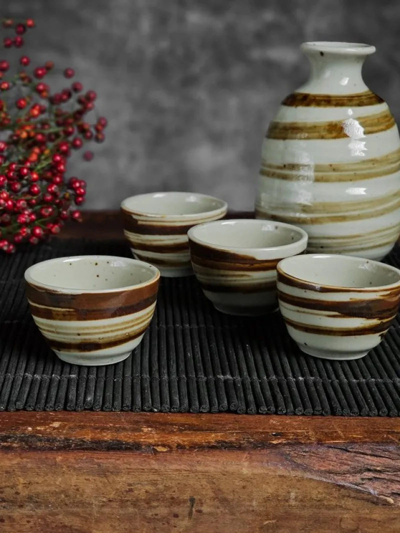 Tradera Japansk sake set Kinshiro^ Kaffe & Te