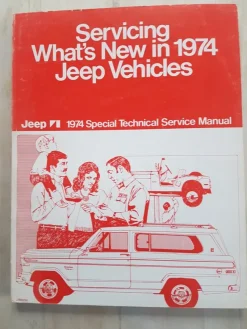 Tradera Jeep 1974 Special Technical Service Manual> Fordonslitteratur