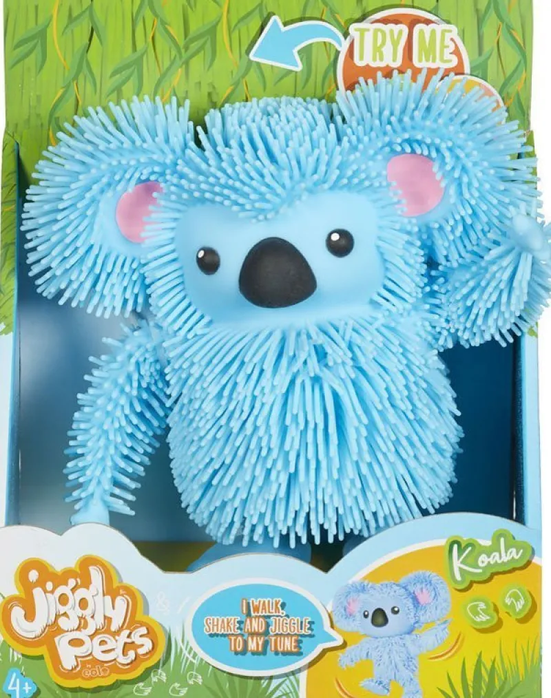Tradera Jiggly Pets Koala - Ljusblå> Gosedjur