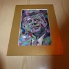 Tradera John F. Kennedy JFK Pop Art fotografi med passepartout^ Fotokonst