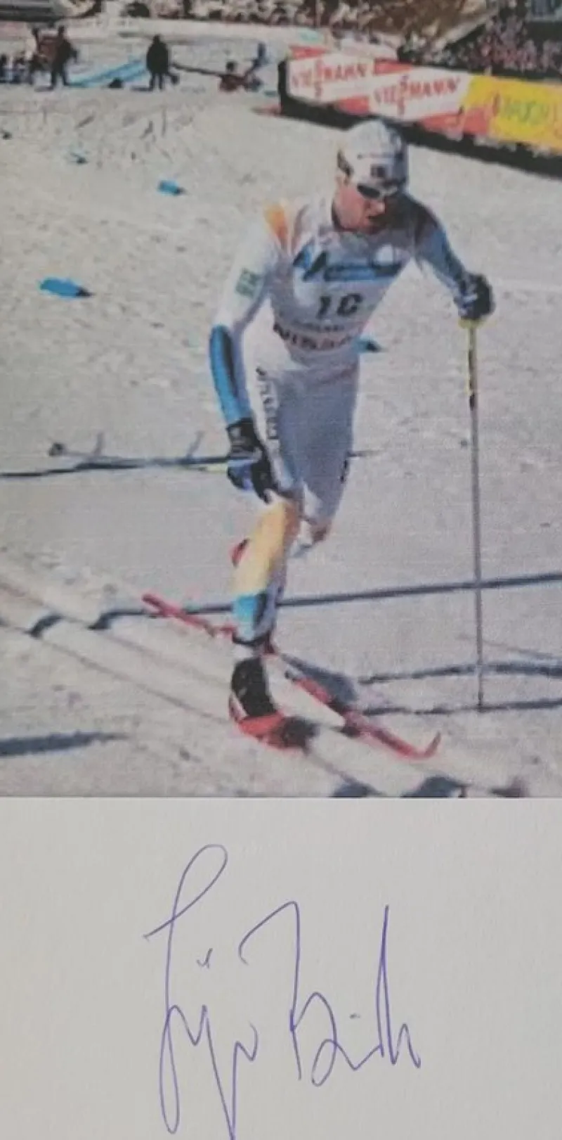 Tradera Jörgen Brink 3 VM medaljer skidor^ Autografer