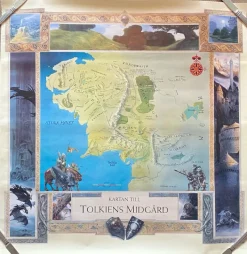 Tradera J.R.R. Tolkien Kartan till Tolkiens Midgård av John Howe & Brian Sibley^ Posters