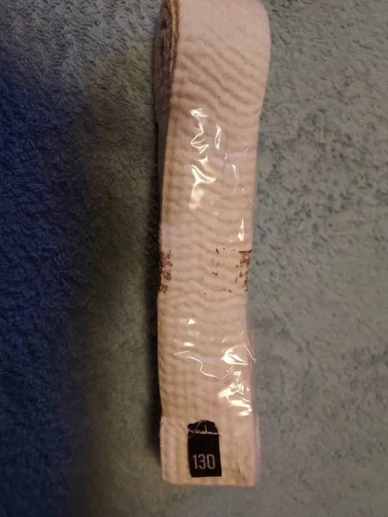 Tradera Kampsport<Judobälte Kampsport Vitt Bomull Längd 130 cm