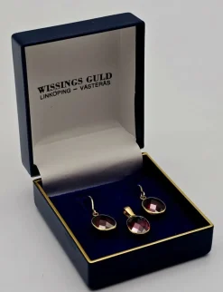 Tradera Smyckespaket<18K Guld Set Örhängen hängsmycke GHA 750