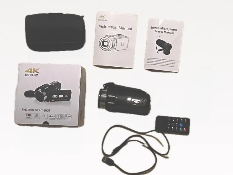 Tradera 4K Ultra HD kamera med Wi-Fi – knappt använd och komplett tillbehör!> Filmkameror