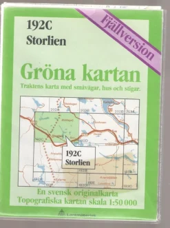 Tradera Karta Storlien 192C Fjällversion> Grafik, Kartor & Tryck