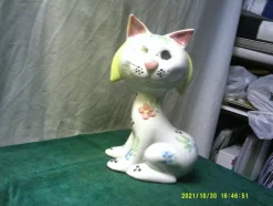 Tradera Sparbössor<Kattsparbössa i porslin