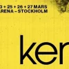 Tradera Kent, 4 bra sittplatser på rad, Lördag 22 mars, 3Arena Stockholm> Konserter
