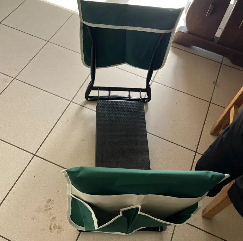 Tradera Övrigt Till Trädgård<150kg lastkapacitet hopfällbar trädgårdsknäljare och säte med 8