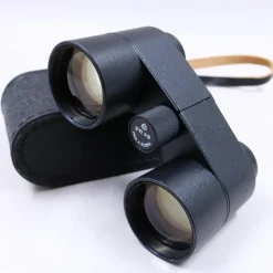 Tradera Kikare med läderfodral, 4 x 36, Metall & Glas, Ryssland^ Kikare & Teleskop